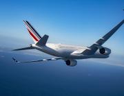 AF A350-900 in clouds