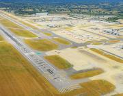 runway at London Gatwick Airport