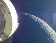 Orion spacecraft test flight around the Moon