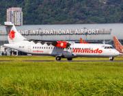 Malindo Air ATR 72-600 airplane at Penang Airport in Malaysia