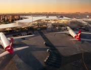 Perth airport qantas rendering