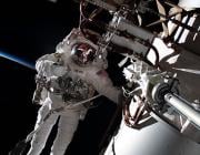 Astronaut during EVA