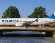 side view of Air Europa aircraft 