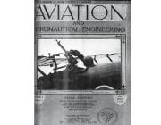 1918 cover of aviation magazine