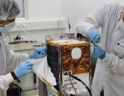 technicians at small-satellite production specialist Hemeria