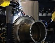 GE Aerospace engine being repaired