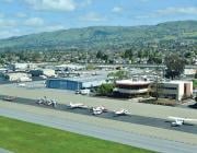 aircraft lined up on tarmac