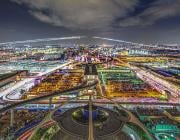 LAX at night