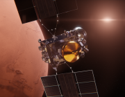 earth orbiter around mars pillars