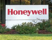 honeywell corporate sign outside company building