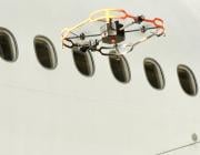 aircraft maintenance on window