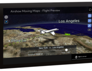 The Venue smart monitor with Airshow HD for bizjets. 