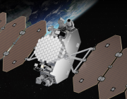 The communications satellite has antennas for different bands Credit: CesiumAstro
