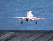 T-45C taking off from aircraft carrier