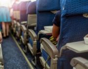 passengers in an airplane