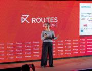 A speaker at Routes Europe 2025 conference