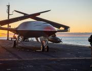 MQ-25 demonstrator on carrier deck