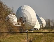 military satellite dishes