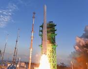 Korea Aerospace Research Institute  Caption: South Korea wants to build on its launch successes, such as the Nuri rocket, to expand space activities. 