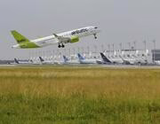 airBaltic plane taking off