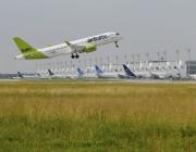 airBaltic plane taking off
