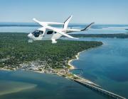 Beta Technologies  Caption: Beta’s Alia CTOL electric aircraft flew a pilot and four passengers into New York’s JFK International Airport 
