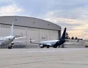 aircraft outside a Job Air facility