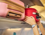 hand baggage on an airplane