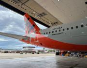 JetStar A320neo in hangar