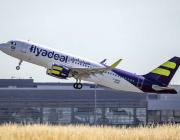 Flyadeal A320neo takes off