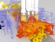 simulation image of rocket