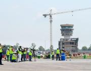 Noida Airport construction