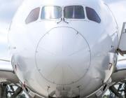 nose and cockpit of a Boeing 787-8 Dreamliner