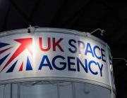 UK Space Agency sign