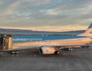 Aerolineas Argentina jet Ushuaia