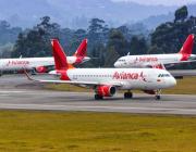Avianca airbus at Medellin Airport pic