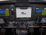 King Air G1000 NXi flight deck with Autoland display. 
