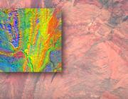 Cropped hyperspectral image of a planet