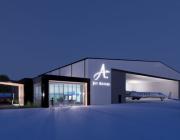 Jet Access’ planned private terminal at John C. Tune Airport. 