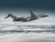 Bombardier rendering of a military executive transport version of its Global 8000. 