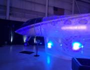 Flexjet unveils the G700 during a ceremony at its headquarters in Cleveland, formally launching its G700 fractional ownership program. 