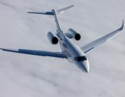 generic business jet inflight