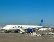 United Airlines Boeing 777-300ER at Frankfurt Airport