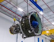 gtf engine in MRO shop