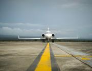 generic business jet parked