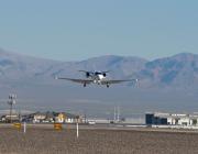 Textron Aviation’s Cessna Citation Ascend lands at Henderson Executive Airport for its global debut at NBAA-BACE.