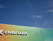 colorful Embraer sign
