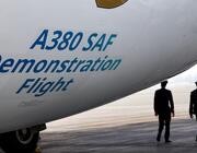 airbus jet with SAF for demo flight
