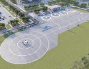 Vertiports by Atlantic artist rendering of airfield