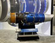 FJ44-4A with passive-thrust-deflection nozzle